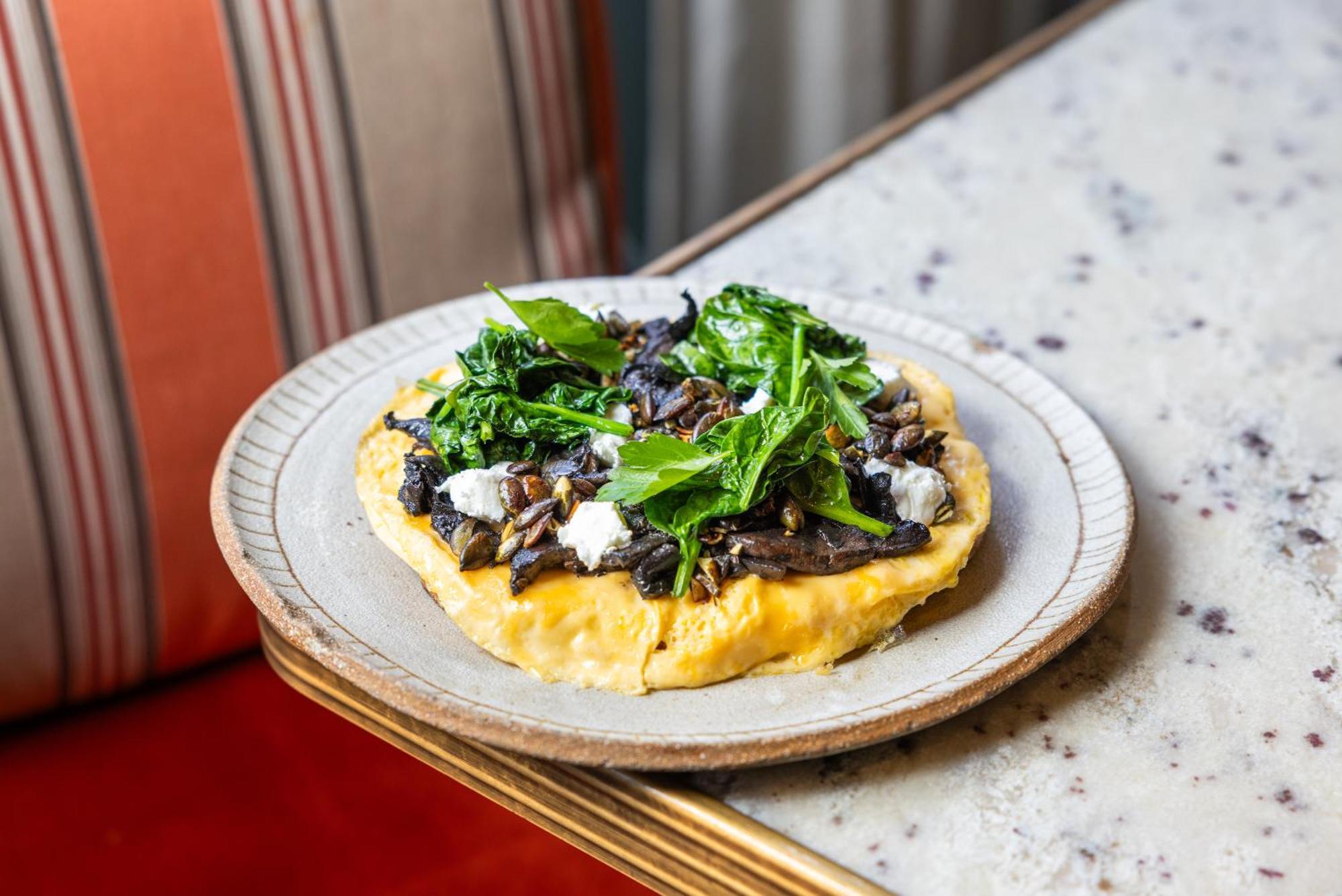Ovolo The Valley Brisbane Eksteriør billede A mushroom and kale omelette